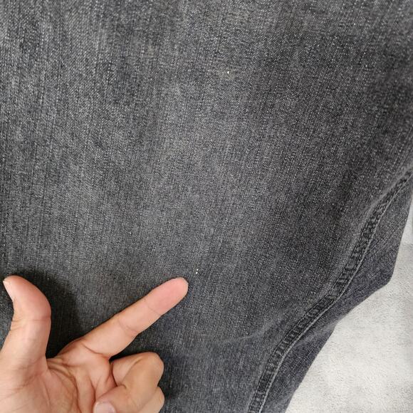 1688 Revolution Men's 34x30 Black Jeans with Embroidered Pockets Stylish Fit - Picture 2 of 12